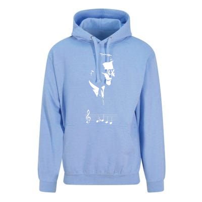 Dmitri Shostakovich Dsch Motif Musical Notes Unisex Surf Hoodie