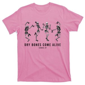 Dancing Skeleton Dry Bones Come Alive Christian Halloween T-Shirt