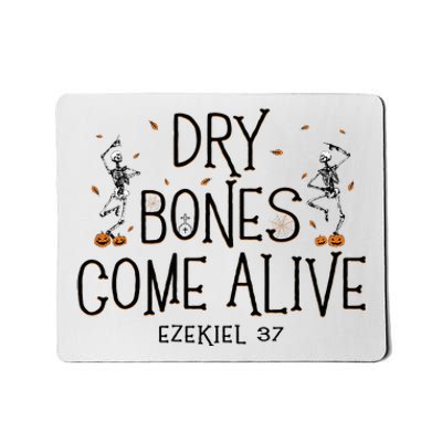 Dancing Skeleton Dry Bones Come Alive Halloween Christian Mousepad