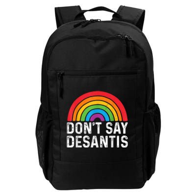 Dont Say DeSantis Rainbow Say Gay Daily Commute Backpack