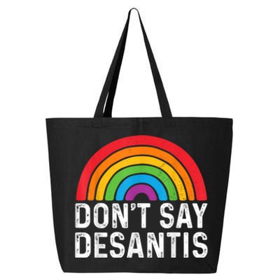 Dont Say DeSantis Rainbow Say Gay 25L Jumbo Tote