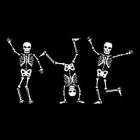 Dancing Skeleton Dance Challenge Halloween Scary Skeleton Button