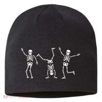 Dancing Skeleton Dance Challenge Halloween Scary Skeleton Sustainable Beanie