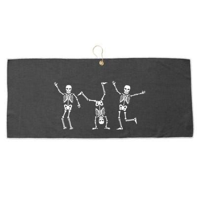 Dancing Skeleton Dance Challenge Halloween Scary Skeleton Large Microfiber Waffle Golf Towel