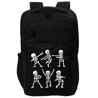 Dancing Skeletons Dance Challenge Girl Halloween Impact Tech Backpack