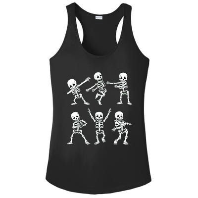 Dancing Skeletons Dance Challenge Girl Halloween Ladies PosiCharge Competitor Racerback Tank