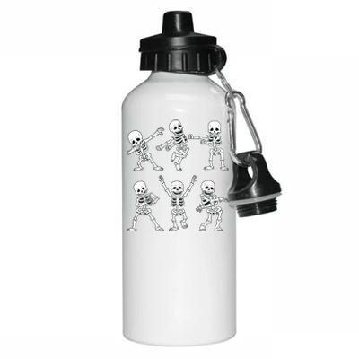 Dancing Skeletons Dance Challenge Girl Halloween Aluminum Water Bottle 