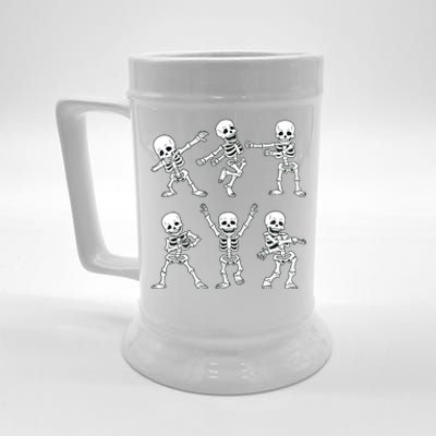 Dancing Skeletons Dance Challenge Girl Halloween Beer Stein