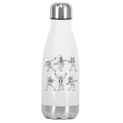 Dancing Skeletons Dance Challenge Girl Halloween Stainless Steel Insulated Water Bottle