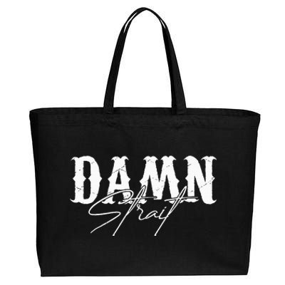 Damn S.T.R.A.I.T Cotton Canvas Jumbo Tote