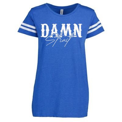 Damn S.T.R.A.I.T Enza Ladies Jersey Football T-Shirt