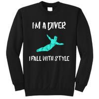 Diver Springboard Diving Platform Diving Aquatic Sport Great Gift Sweatshirt