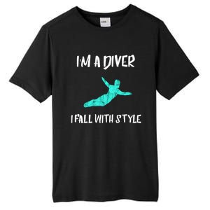 Diver Springboard Diving Platform Diving Aquatic Sport Great Gift Tall Fusion ChromaSoft Performance T-Shirt