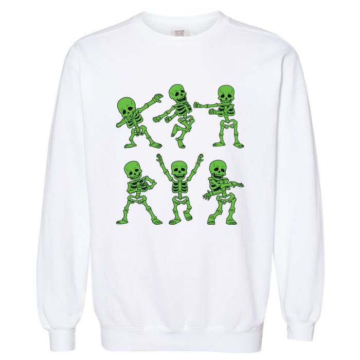 Dancing Skeletons Dance Challenge Girl Halloween Garment-Dyed Sweatshirt