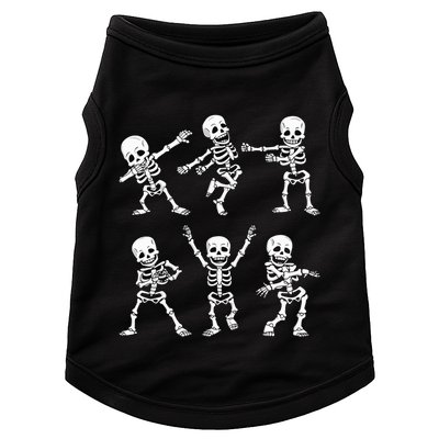 Dancing Skeletons Dance Challenge Halloween Doggie Tank