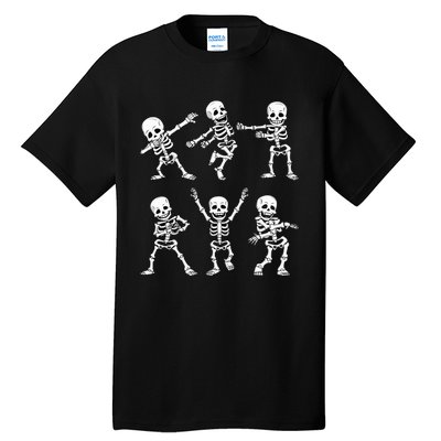 Dancing Skeletons Dance Challenge Halloween Tall T-Shirt