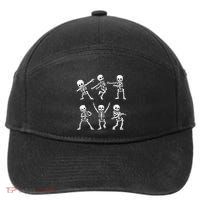 Dancing Skeletons Dance Challenge Halloween 7-Panel Snapback Hat