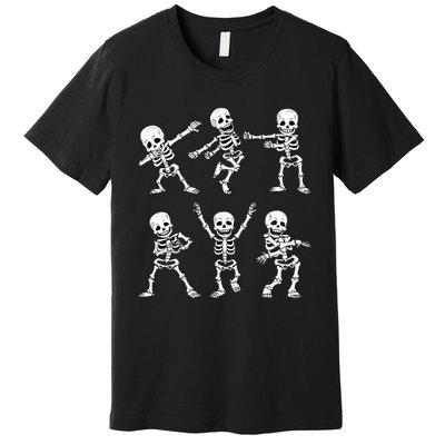 Dancing Skeletons Dance Challenge Halloween Premium T-Shirt