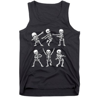 Dancing Skeletons Dance Challenge Halloween Tank Top