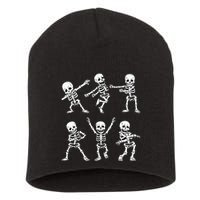 Dancing Skeletons Dance Challenge Halloween Short Acrylic Beanie