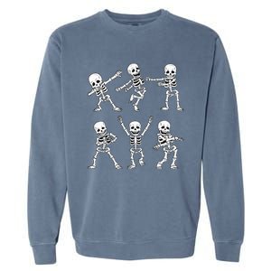 Dancing Skeletons Dance Challenge Halloween Garment-Dyed Sweatshirt