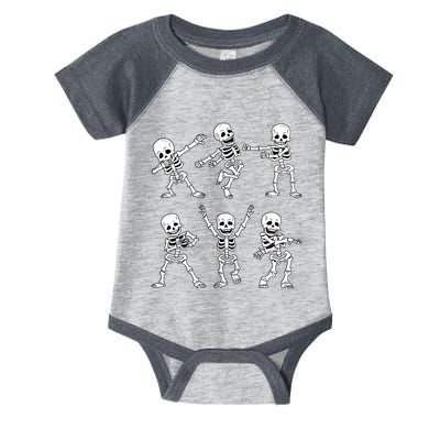 Dancing Skeletons Dance Challenge Halloween Infant Baby Jersey Bodysuit