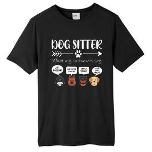 Dog Sitter Dog Sitter Gift Funny Dog Faces DogSitter Tall Fusion ChromaSoft Performance T-Shirt