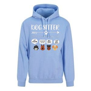 Dog Sitter Dog Sitter Gift Funny Dog Faces DogSitter Unisex Surf Hoodie