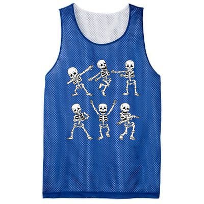 Dancing Skeletons Dance Challengess Halloween Mesh Reversible Basketball Jersey Tank