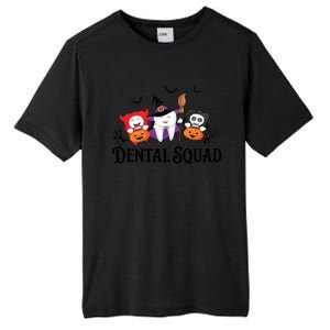 Dental Squad Dentist Halloween Teeth Ghost Pumpkin Cute Gift Tall Fusion ChromaSoft Performance T-Shirt