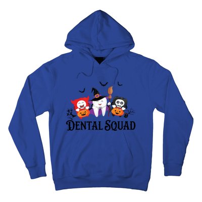 Dental Squad Dentist Halloween Teeth Ghost Pumpkin Cute Gift Hoodie