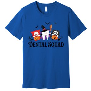 Dental Squad Dentist Halloween Teeth Ghost Pumpkin Cute Gift Premium T-Shirt