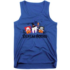 Dental Squad Dentist Halloween Teeth Ghost Pumpkin Cute Gift Tank Top