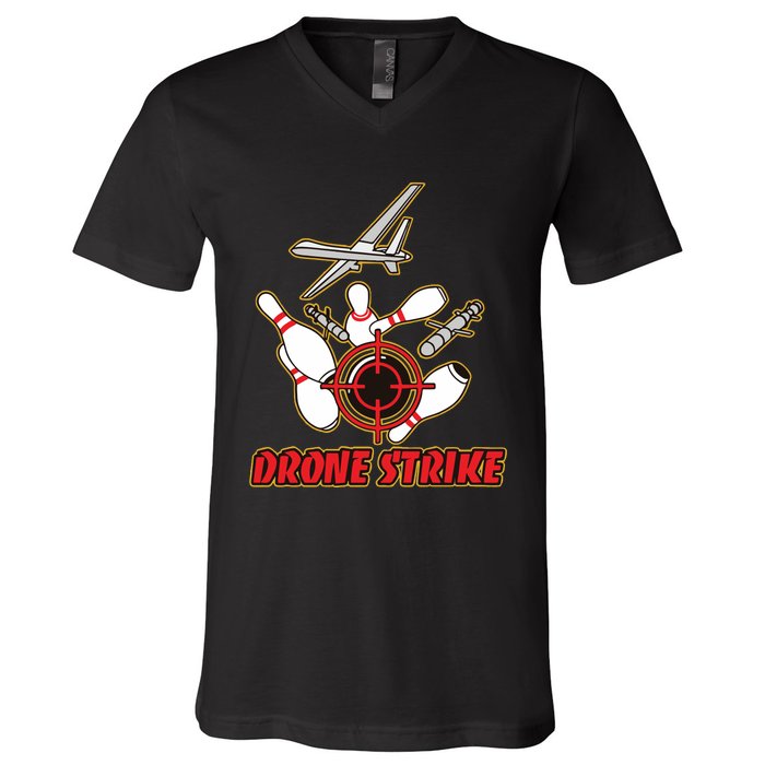 Drone Strike V-Neck T-Shirt