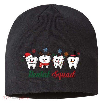 Dental Squad Dentist Christmas Holiday Xmas Sustainable Beanie