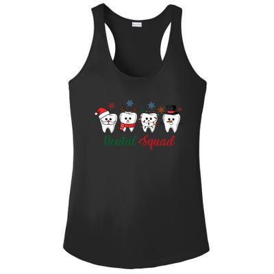 Dental Squad Dentist Christmas Holiday Xmas Ladies PosiCharge Competitor Racerback Tank