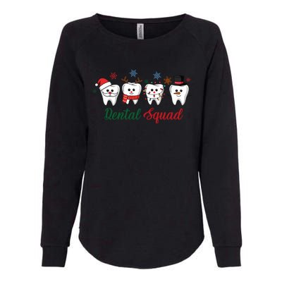 Dental Squad Dentist Christmas Holiday Xmas Womens California Wash Sweatshirt