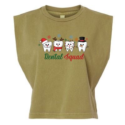 Dental Squad Dentist Christmas Holiday Xmas Garment-Dyed Women's Muscle Tee