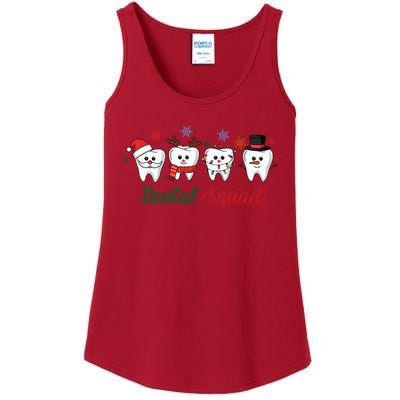 Dental Squad Dentist Christmas Holiday Xmas Ladies Essential Tank