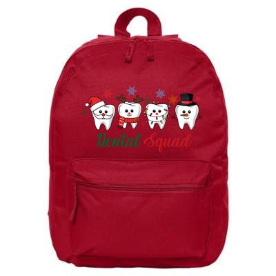 Dental Squad Dentist Christmas Holiday Xmas 16 in Basic Backpack