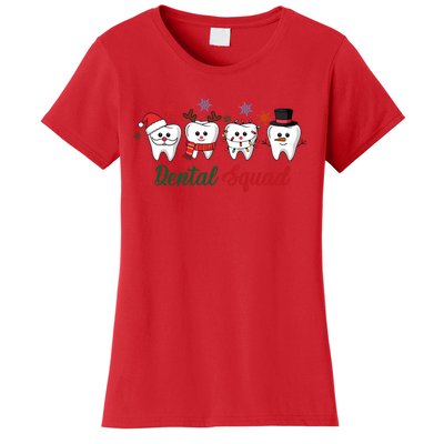 Dental Squad Dentist Christmas Holiday Xmas Women's T-Shirt