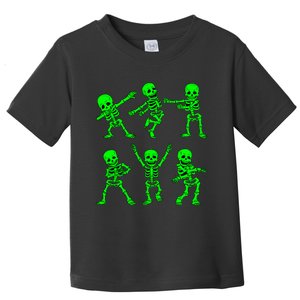 Dancing Skeletons Dance Challenge Halloween Toddler T-Shirt