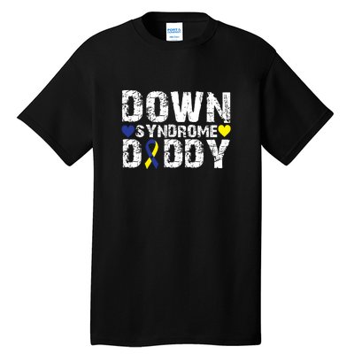 Down Syndrome Daddy Family Matching For Down Syndrome Awareness Gift Tall T-Shirt