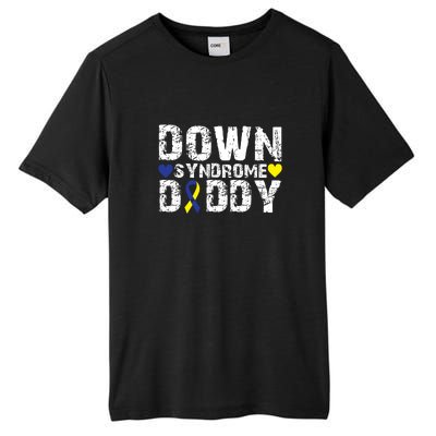 Down Syndrome Daddy Family Matching For Down Syndrome Awareness Gift Tall Fusion ChromaSoft Performance T-Shirt