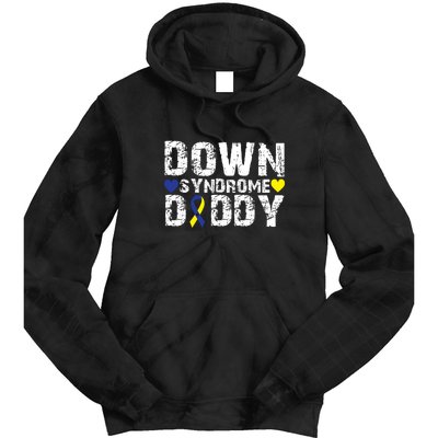 Down Syndrome Daddy Family Matching For Down Syndrome Awareness Gift Tie Dye Hoodie