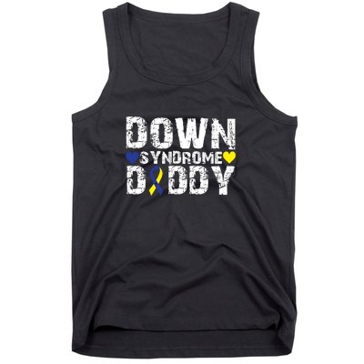 Down Syndrome Daddy Family Matching For Down Syndrome Awareness Gift Tank Top