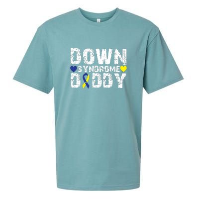 Down Syndrome Daddy Family Matching For Down Syndrome Awareness Gift Sueded Cloud Jersey T-Shirt