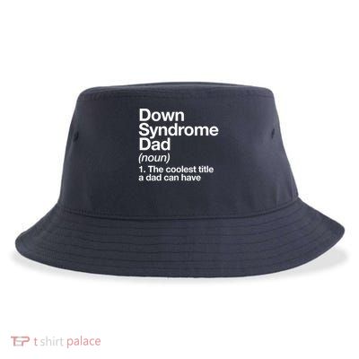 Down Syndrome Dad Definition Awareness Month Sustainable Bucket Hat