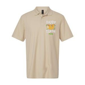 Daddy Sloth Dad Father Fathers Day Lazy Dad Softstyle Adult Sport Polo