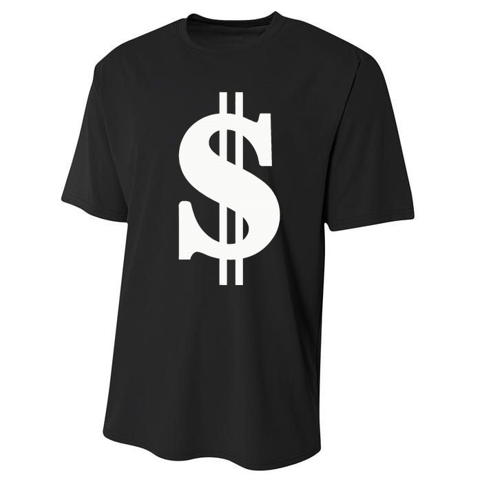 Dollar Sign Performance Sprint T-Shirt